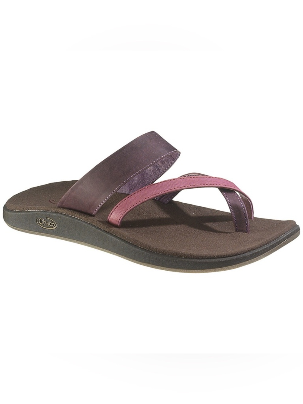 Chaco Stowe Sandal Leather Comfort Slip On Women 7 Red